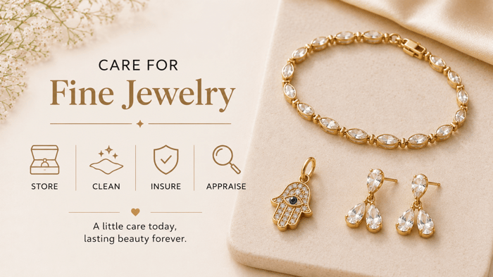How to Care For and Protect Fine Jewelry: Storage, Cleaning, Insurance, and Appraisal
