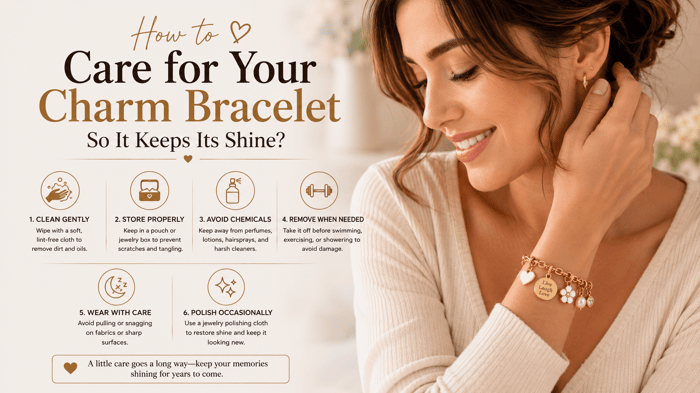How to Care for Your Charm Bracelet So It Keeps Its Shine