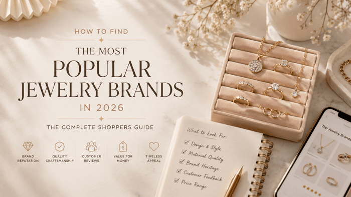 Ways to find the most popular jewelry brands in 2026
