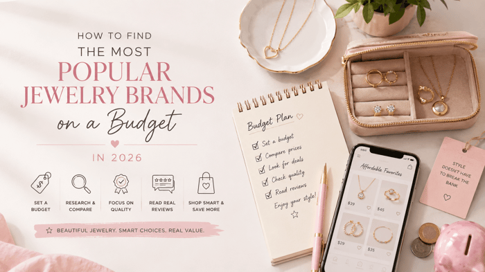 how to find the most popular jewelry brands in budget