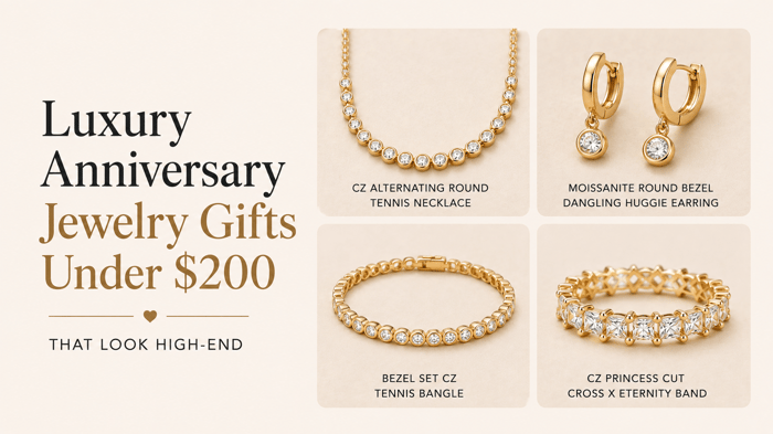 Luxury Anniversary Jewelry Gifts Under $200 That Look High-End