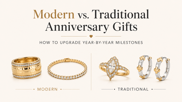 Modern vs. Traditional Anniversary Gifts: How to Upgrade Year-by-Year Milestones