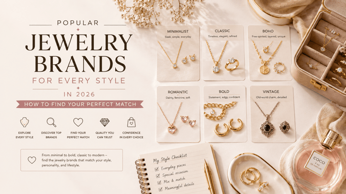 Popular jewelry brands for every style