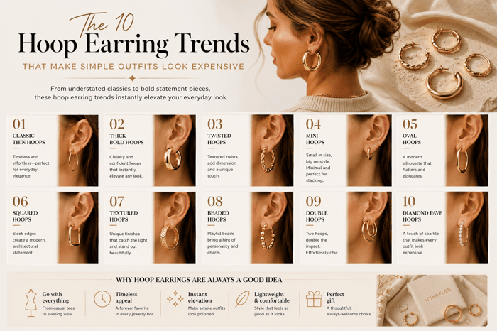 The 10 Hoop Earring Trends