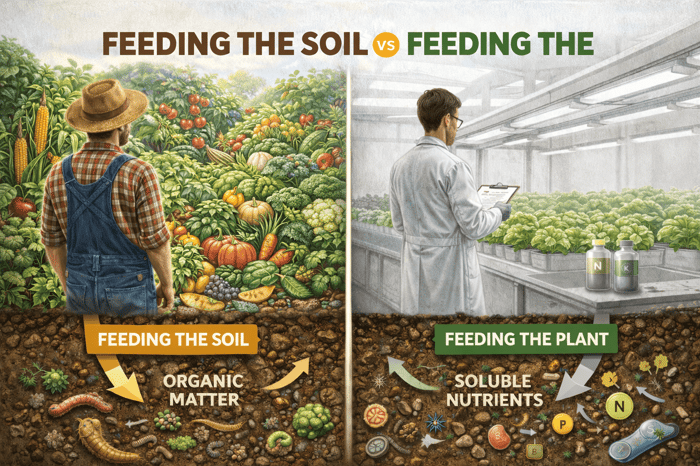 Feeding the Soil vs Feeding the Plant Explained