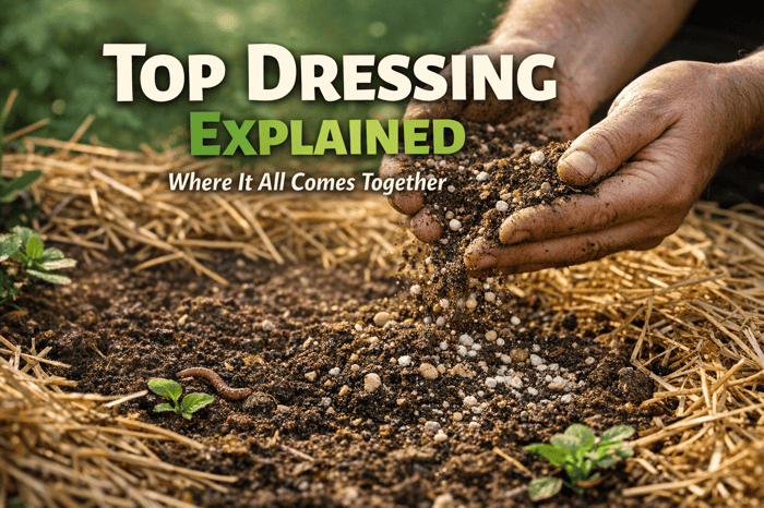 Top Dressing Living Soil Explained, Where It All Comes Together