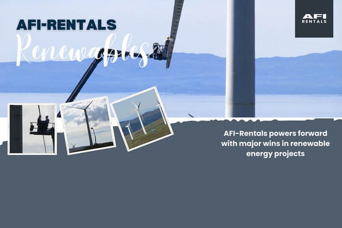 AFI Rentals powers forward with major wins in renewable energy projects