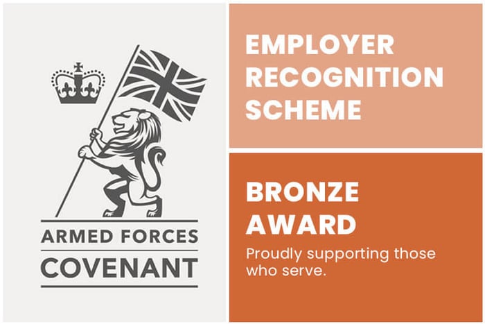 AFI receives an award from the Defence Employer Recognition Scheme