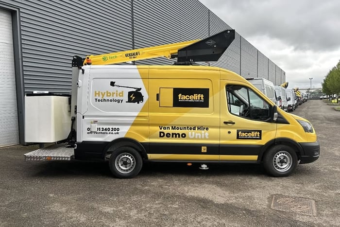 AFI is adding e-Tech Hybrid van mounted cherry pickers with electric boom to fleet