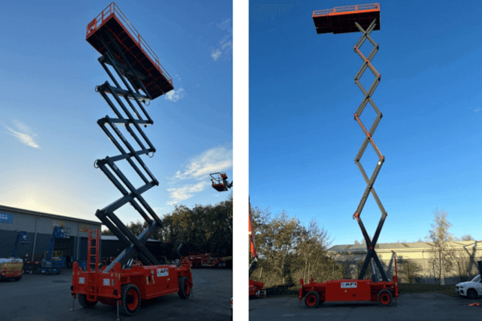 New to AFI Fleet: 32m Electric Scissor Lifts from Dingli
