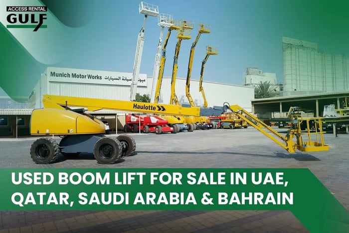Used Boom Lift for Sale in UAE, Qatar, Saudi Arabia & Bahrain