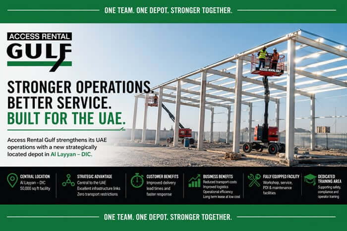 Access Rental Gulf Strengthens Regional Operations with New Strategically Located Depot