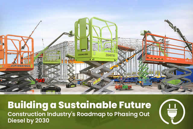 Major contractors back plan for diesel-free construction sites