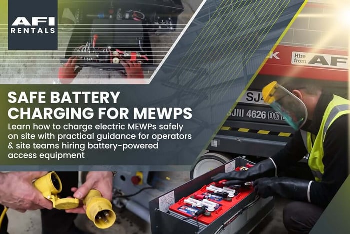 Safe battery charging banner