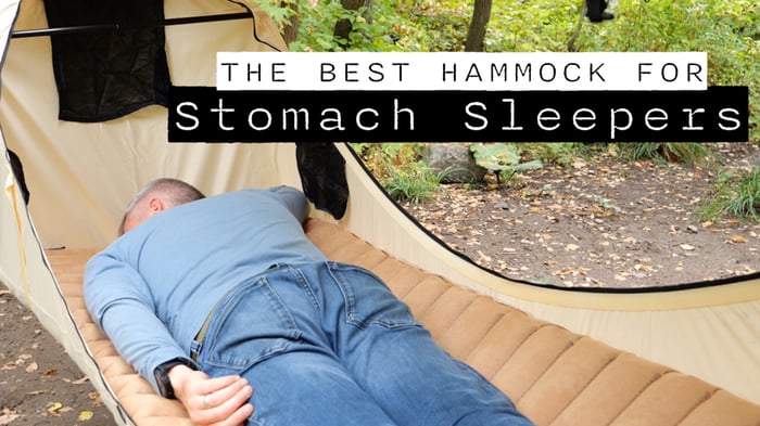 A hammock for STOMACH SLEEPERS