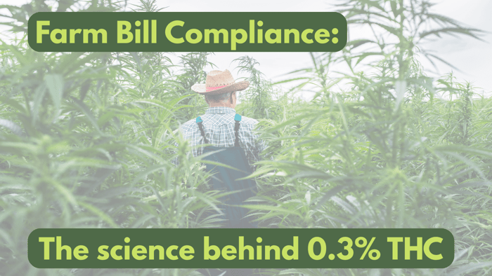 Farm Bill Compliance: The science behind 0.3% THC