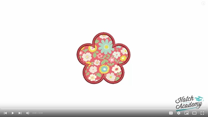 Digitize Appliqué Tool in Hatch Embroidery 3