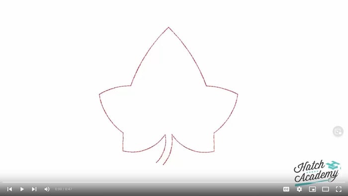 Digitize Open Shape Tool in Hatch Embroidery 3