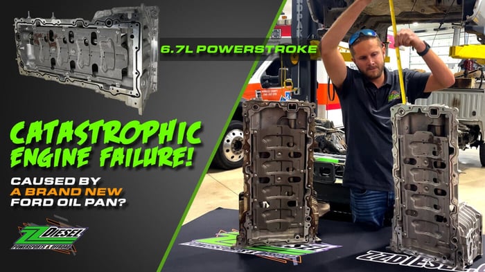 Catastrophic engine failure from OE oil pan? 6.7L Powerstroke