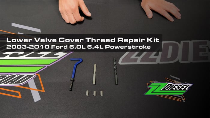 Lower Valve Cover Thread Repair Kit, 6.0L 6.4L Powerstroke