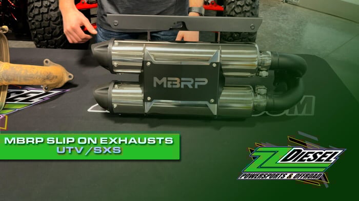 MBRP Slip-On Exhaust for UTV-SxS