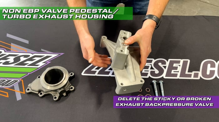 Non EBP Valve Pedestal / Turbo Exhaust Housing 1999.5-2003 Ford 7.3L Powerstroke