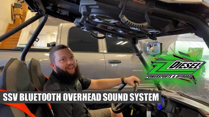 SSV Bluetooth Overhead Sound System, Polaris RZR UTV / SxS