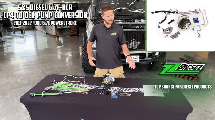 S&S Diesel 6.7F-DCR CP4 to DCR Pump Conversion