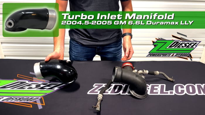 Turbo Inlet Manifold, 04.5-05 GM 6.6L Duramax LLY