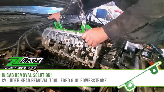 ZZ Diesel Cylinder Head Removal Tool, Ford 6.0L Powerstroke