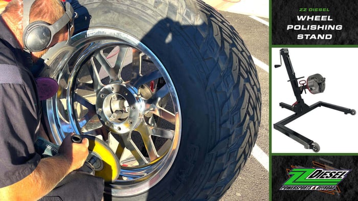 ZZ Diesel Wheel Polishing Stand