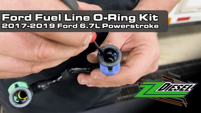Powerstoke Fuel Line O-Ring Kit, 2017-2019 Ford 6.7L