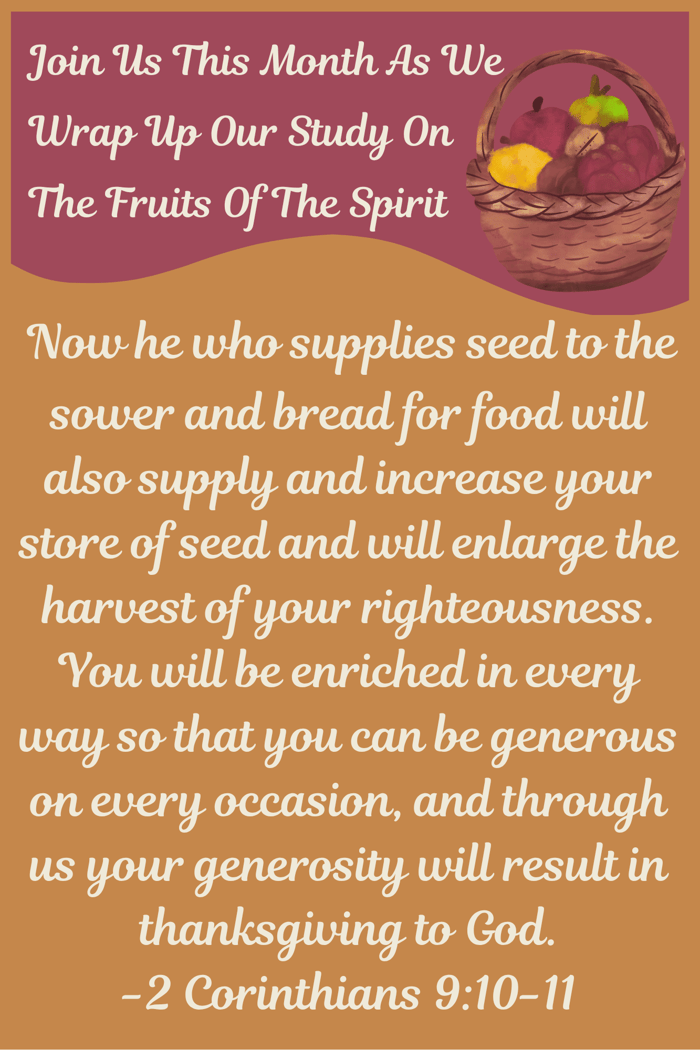 A Prayer To Our Gracious Provider | 2 Corinthians 9:10-11