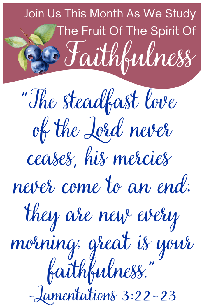Lamentations 3:22-23 | Lord, Great Is Your Faithfulness
