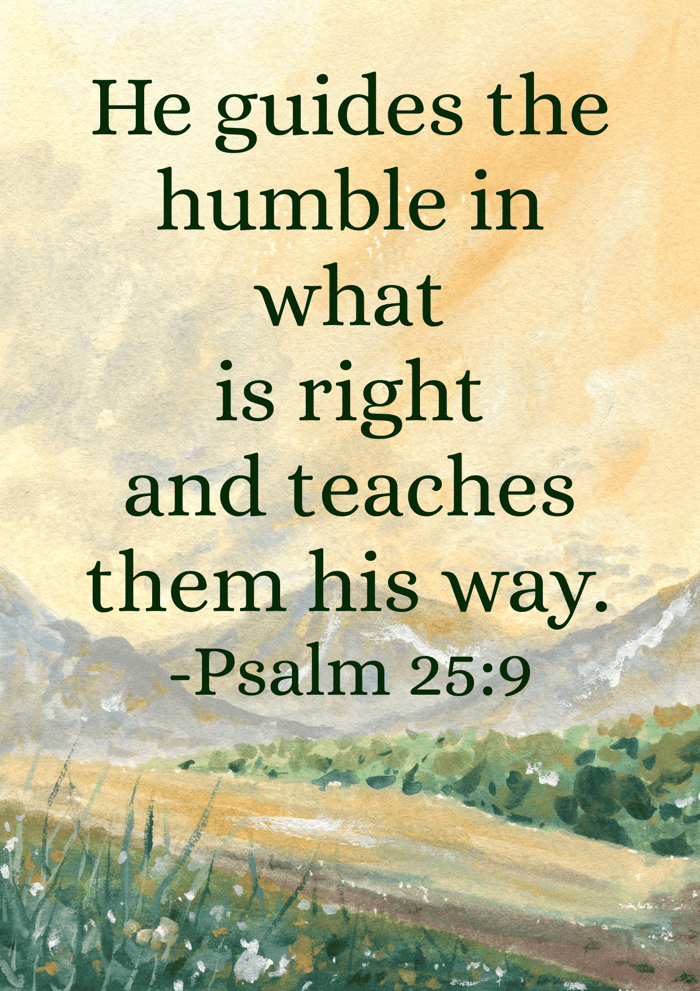 A Reading Of Psalm 25:8-20