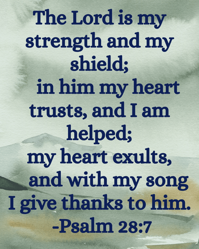 Psalm 28 | A Prayer To My Strength and My Shield