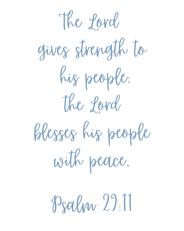 Psalm 29:11- The Prayer Of St. Francis De Sales: Be At Peace