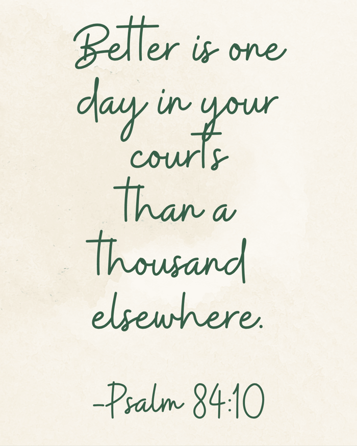 Psalm 84 | A Prayer for God’s Presence