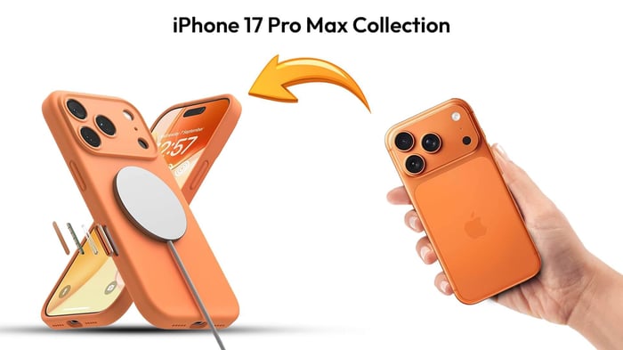 Ringke iPhone 17 Pro Max Case Designed for Cosmic Orange