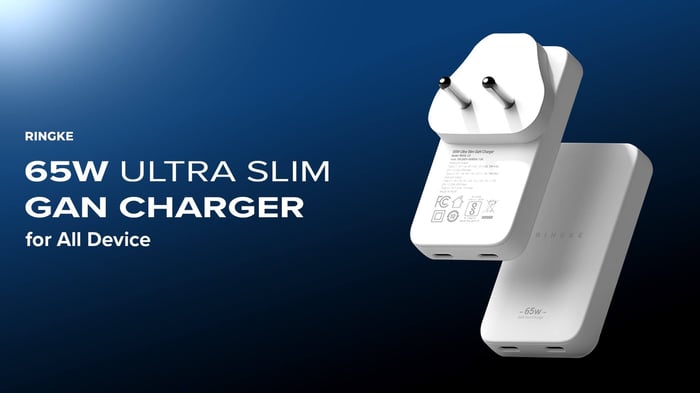 Ringke Slimmest 65W Travel wall Charger: Power On the Go