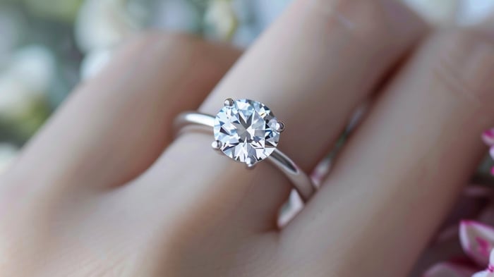 Choose a Lab Diamond Solitaire Engagement Ring