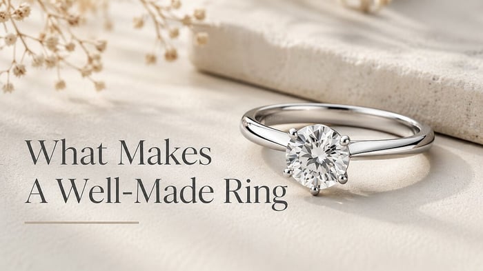 What Makes A Well-Made Ring: Metal, Workmanship and Gemstones
