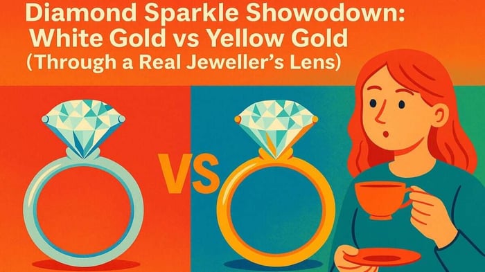 Diamond Sparkle Showdown: White Gold vs Yellow Gold (Through a Real Jeweller’s Lens)