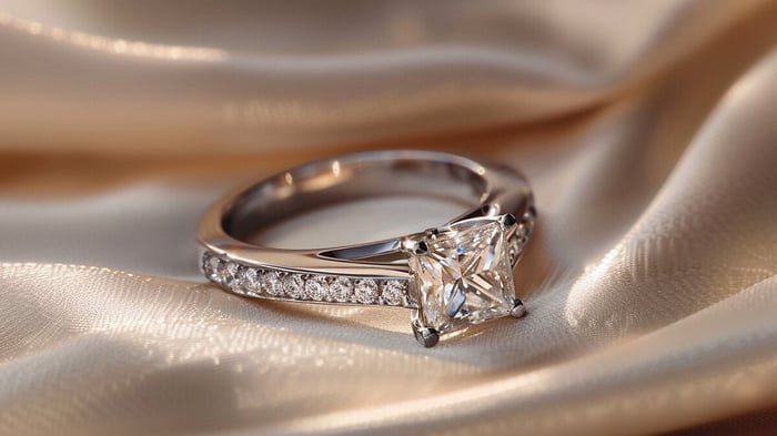 The Allure of Princess-Cut Diamond Rings: A Fusion of Style and Brilliance