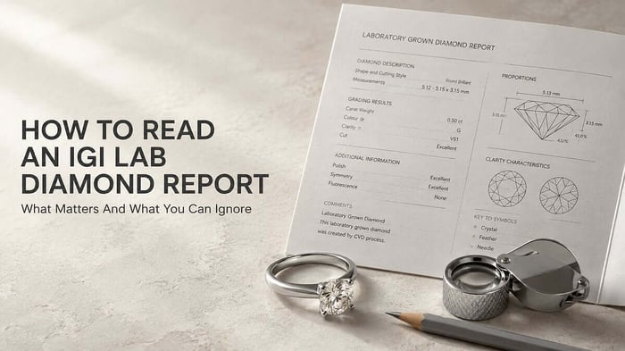 How To Read An IGI Lab Diamond Report: What Matters And What You Can Ignore