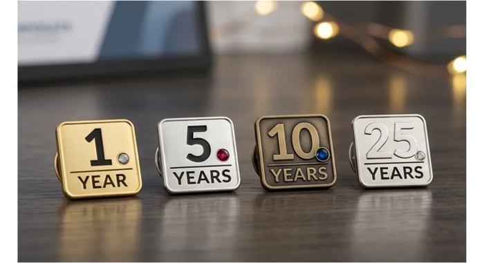 A Guide to Years of Service Pins: Planning End-of-Year Awards