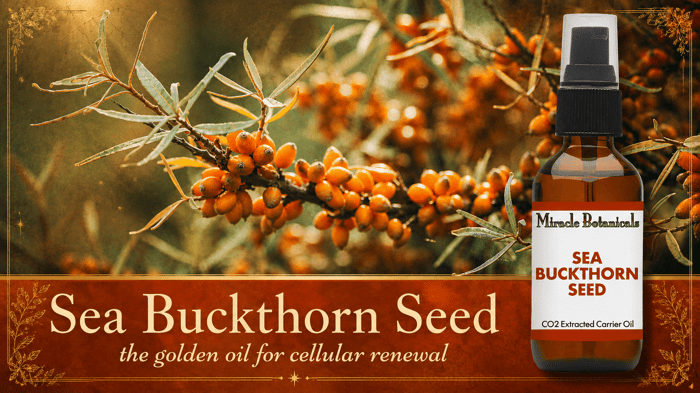 Sea Buckthorn Seed Oil: The Golden Oil for Cellular Renewal