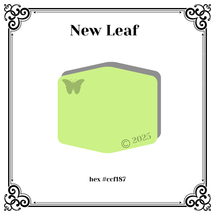 Polymer Clay FREE color mixing recipe: New Leaf