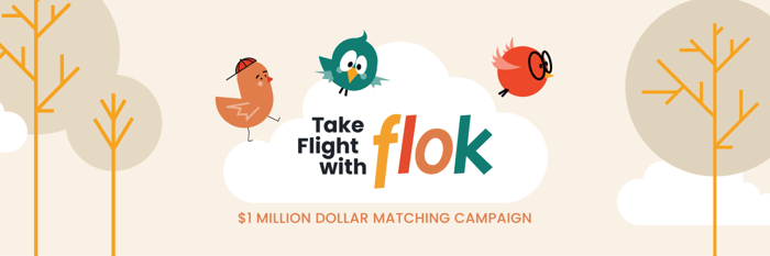 Take Flight With flok: Announcing our $1 Million Dollar Capacity-Building Campaign