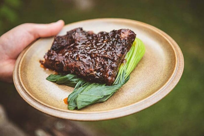 Sticky Bramble Gin Pork Ribs
